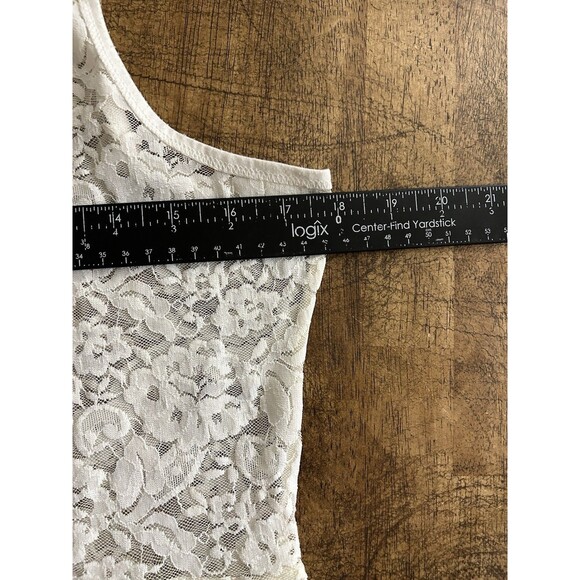 Aeropostale Sheer Lace Babydoll Tank Size Large - Picture 6 of 7